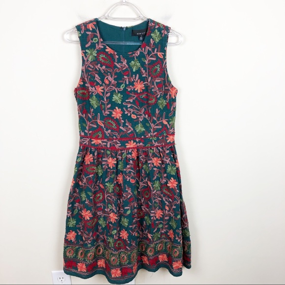 Anthropologie Dresses & Skirts - Anthropologie Garden Floral Embroidered Dress
